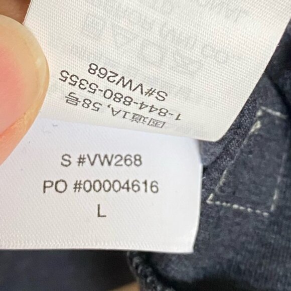 Vuori Halo Performance Hoodie Dark Gray and Black Heathered Full Zip Sz L EUC - Picture 3 of 3